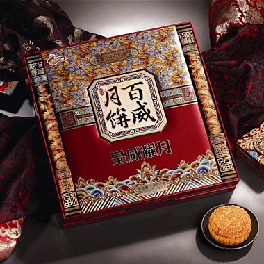 大连百威月饼 皇威耀月1700g团购