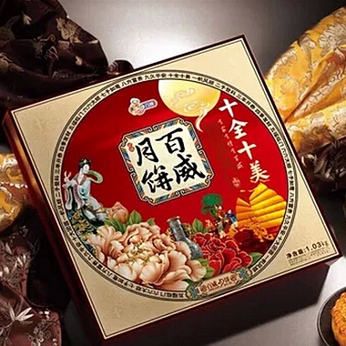 大连百威月饼 十全十美1030g团购