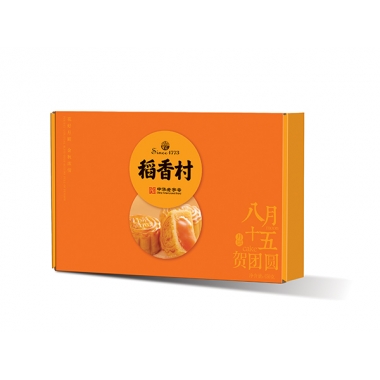 大连八月十五贺团圆-飞机盒型（橙）450克团购