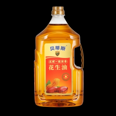 大连贝蒂斯一级压榨花生油5L*1瓶装团购